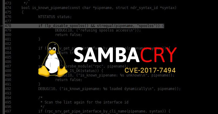SambaCry: CVE-2017-7494 রিমোটকোড এক্সিকিউশন দুর্বলতা