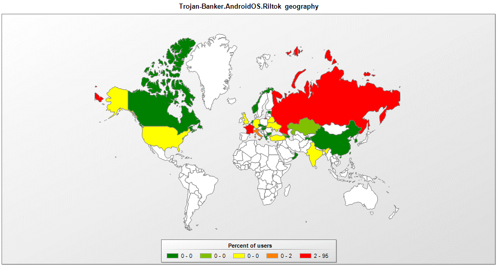 Riltok mobile Trojan: A banker with global reach
