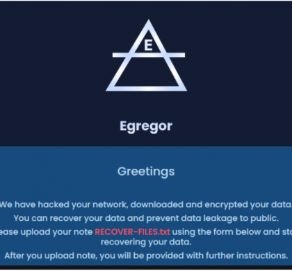 Egregor Ransomware