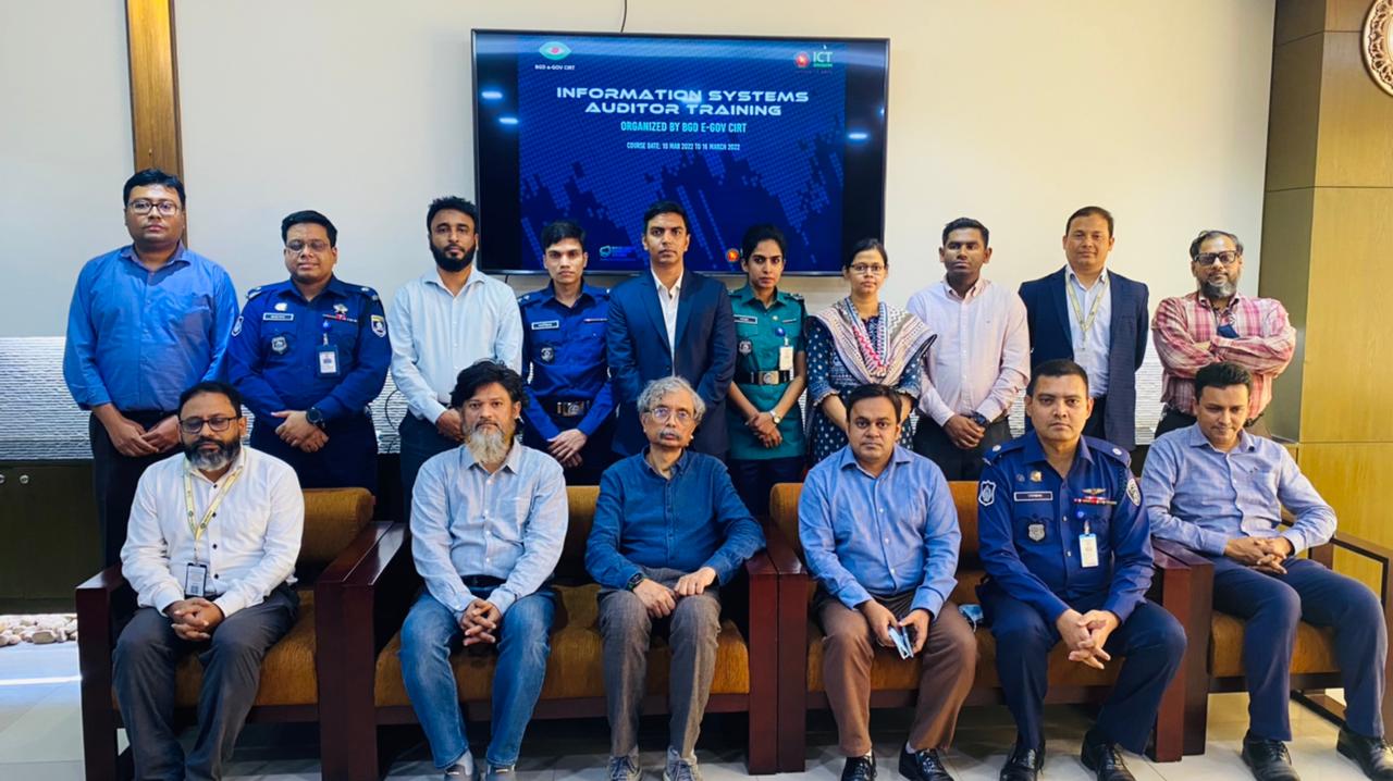 BGD e-Gov CIRT Arranged Five Days of Training on “Information Systems Audit” For Bangladesh Police